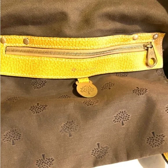 Mulberry roxanne vintage metallic brown. Canvas handbag - Picture 9 of 9